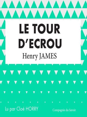 cover image of Le tour d'écrou--Henry James
